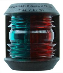 Навігаційні вогні Utility Compact Чорний/червоний/зелений. Розмір: 50 х 43 х 60h мм. Кут - 225°