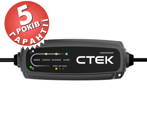 Зарядний пристрій CTEK CT5 POWERSPORT 12V LA and LITHIUM