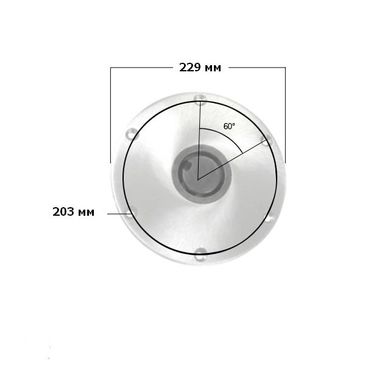 Основание врезного монтажа для опор Ø 60 мм