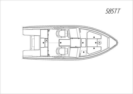 Катер UMS TUNA 585 Fishing